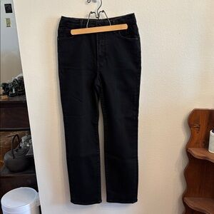 Good American Washed Black High-Rise Jeans